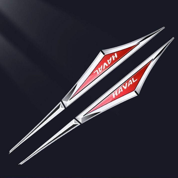 Kreativne pocinkane kovinske nalepke za avto ✨2 kosa✨-SI