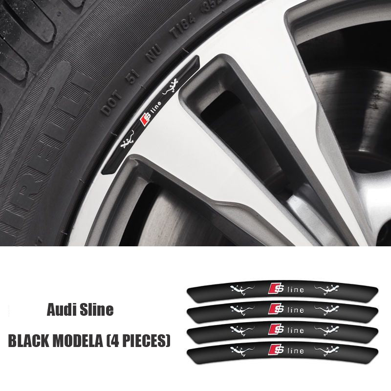 Karštas išpardavimas ✨50% nuolaida ✨3D metalinio ratlankio lipdukas su asmenybe (4 vnt.)-LT