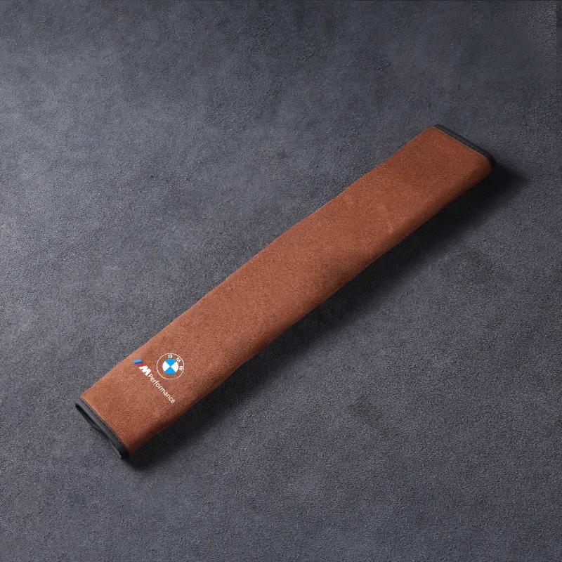 „SilkLeather“ saugos diržo užvalkalas – kaklo apsauga ir logotipo parinktis-LT