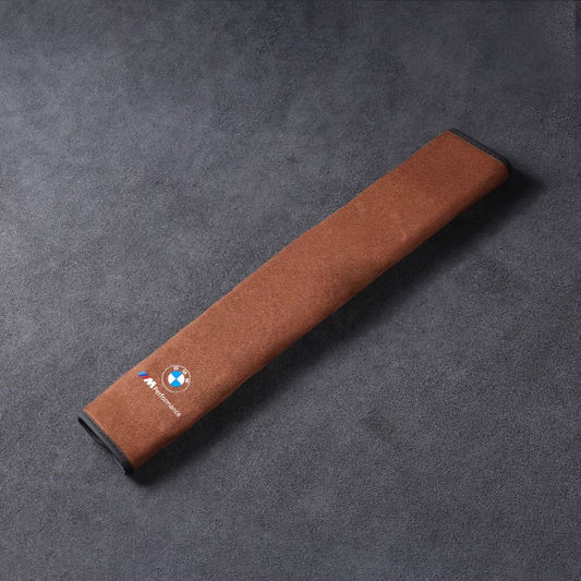 „SilkLeather“ saugos diržo užvalkalas – kaklo apsauga ir logotipo parinktis-LT