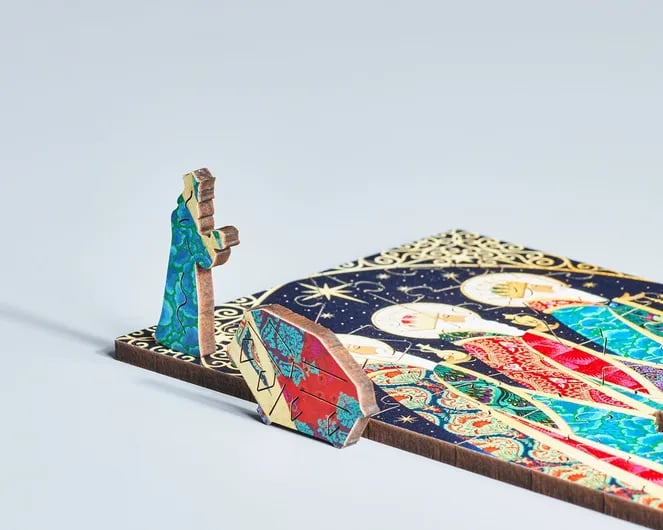 🏆Bliskavica razprodaja⚡ PRODANIH VEČ KOT 50.000! Skoraj razprodano – 💥🧩 24 dni božiča Adventni koledar Sestavljanka, najboljša darila-SI