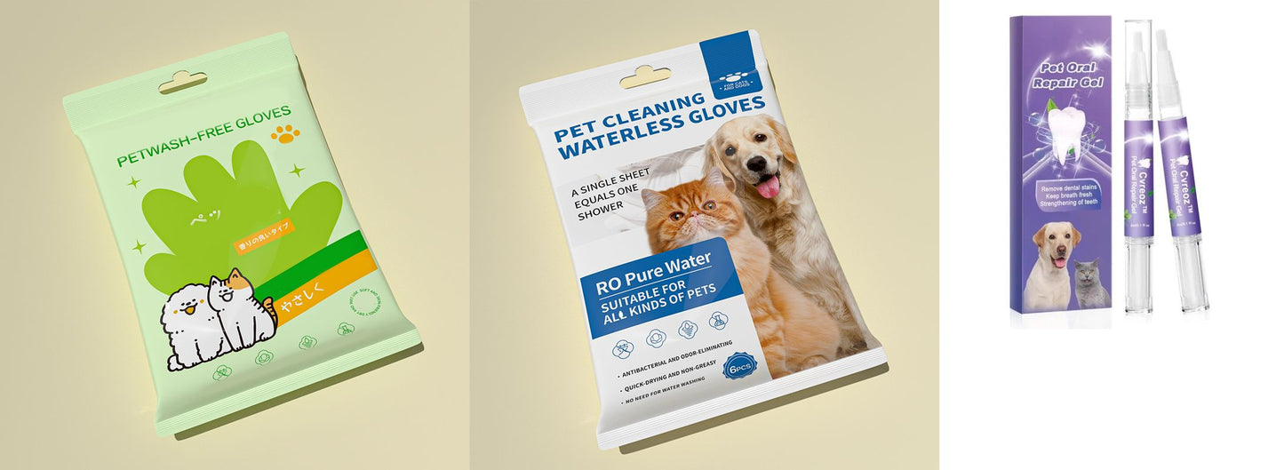 🐶Rokavice za čiščenje in dezodoriranje hišnih ljubljenčkov brez izpiranja-SI