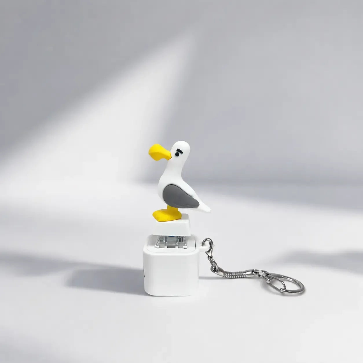 😆MOJ GALEB! Obesek za ključe z gumbi - pravi zvok in LED lučka-SI