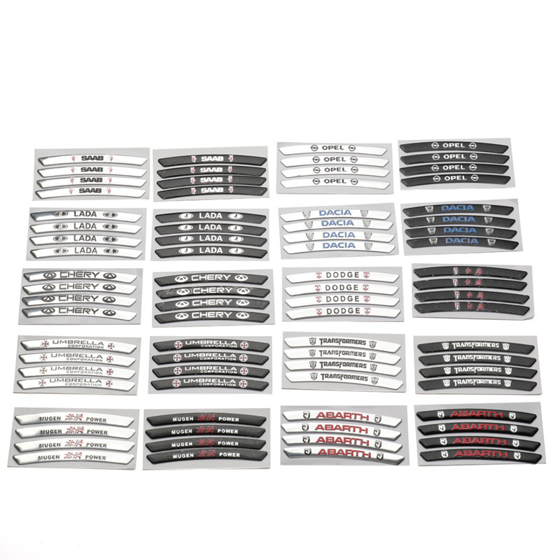 Karštas išpardavimas ✨50% nuolaida ✨3D metalinio ratlankio lipdukas su asmenybe (4 vnt.)-LT