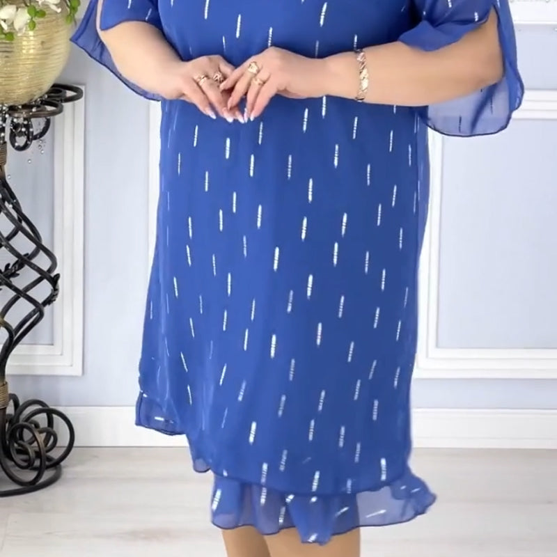 Laisvos, lengvos, elegantiškos ir žavios raštuotos suknelės-LT