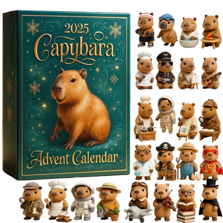 🎄Capybara adventni koledar 2025-SI