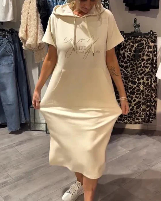 💥🔥👗[S-5XL]Nova poletna obleka s puloverjem v ohlapnem, udobnem in zračnem slogu za leto 2025-SI
