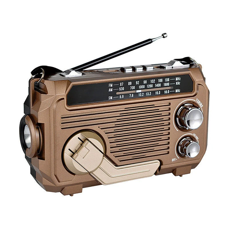 Ročni radio s funkcijo polnjenja v sili-SI