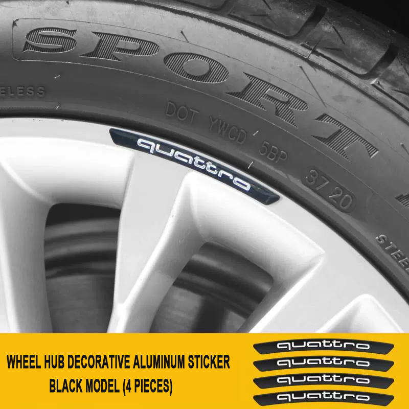 Karštas išpardavimas ✨50% nuolaida ✨3D metalinio ratlankio lipdukas su asmenybe (4 vnt.)-LT