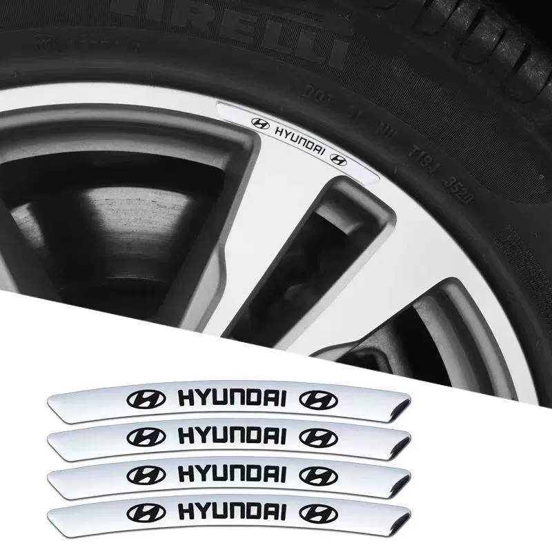 Karštas išpardavimas ✨50% nuolaida ✨3D metalinio ratlankio lipdukas su asmenybe (4 vnt.)-LT