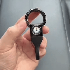 Taktični obesek za ključe SnapLock™ s hitrim odpiranjem - Kovinski obesek za ključe za avto brez vijakov z vzdržljivim TPU trakom-SI