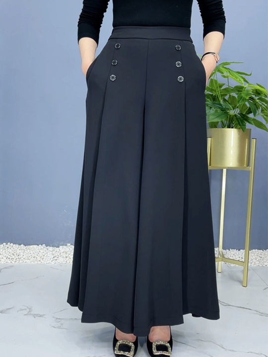 ✨Elegantiškos kelnės su plačiomis klostėmis 