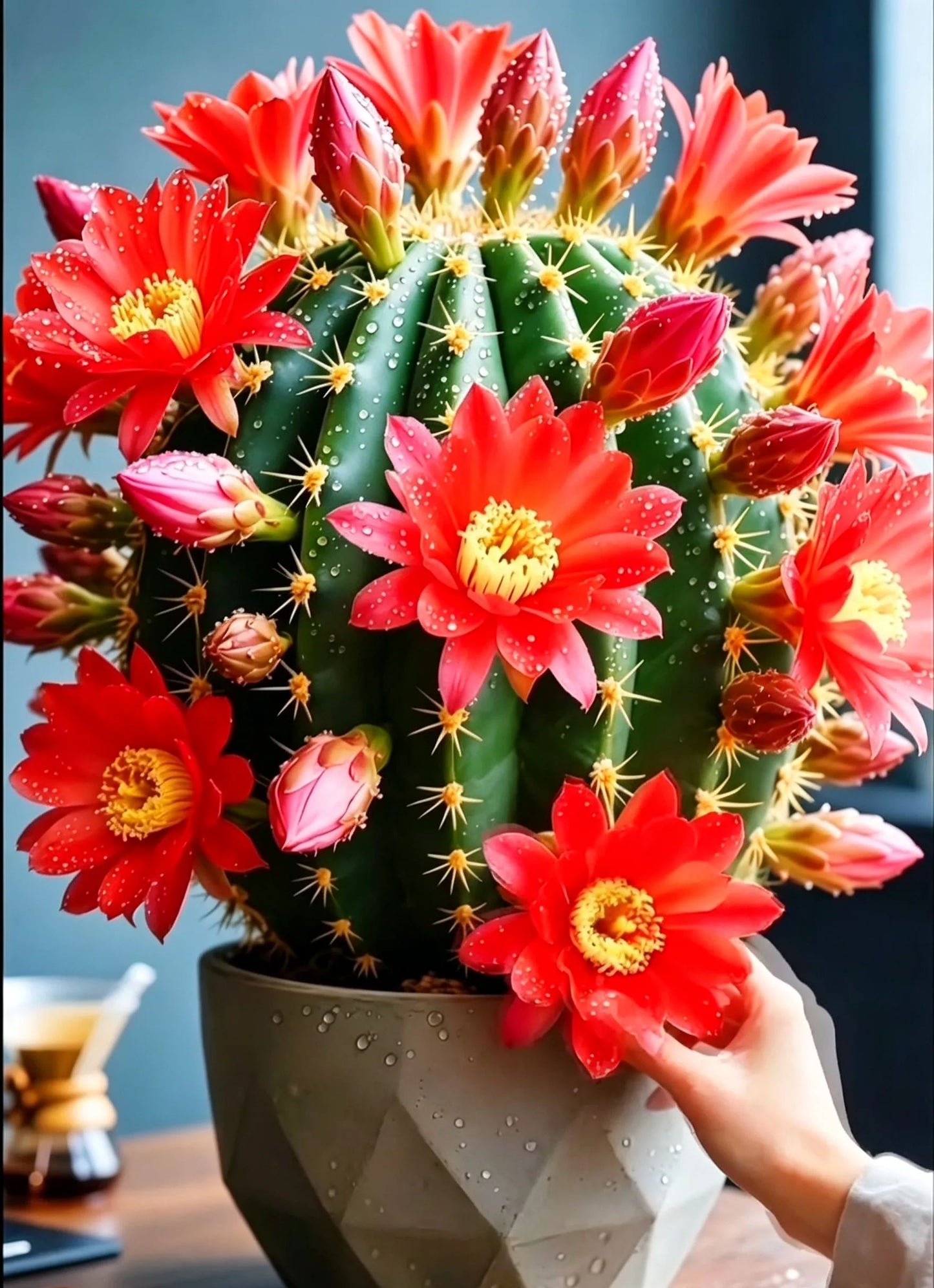 🌵 Spoznajte svojega novega najboljšega prijatelja – kaktus Gymnocalycium baldianum! 💕-SI