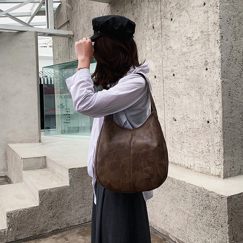 【🎊2025 Novi izdelki】👜Ženske vintage torbe za čez ramo iz mehkega usnja velike prostornine-SI