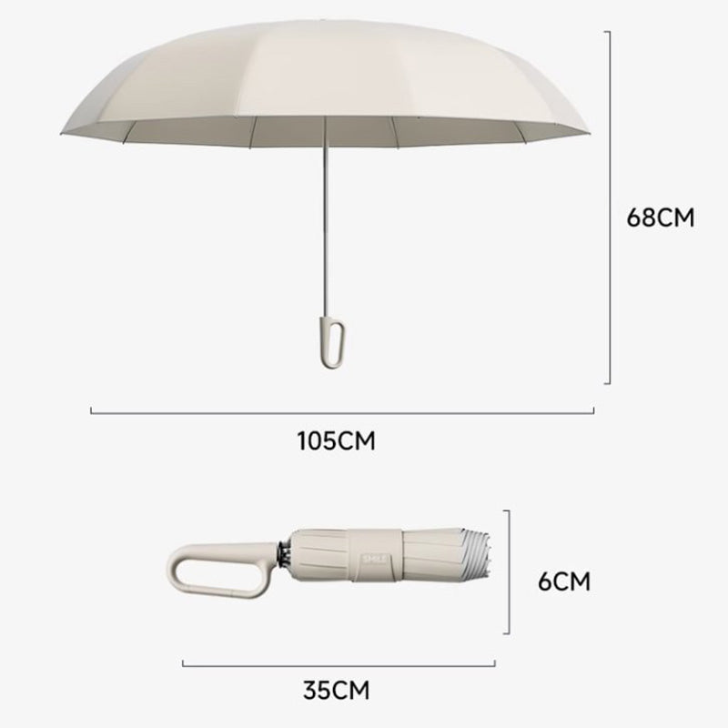 ☂️✨ Ομπρέλα με ανακλαστικές λωρίδες ασφαλείας! Αντίστροφη διαστολή και συστολή χωρίς πιτσίλισμα νερού, καλή ορατότητα σε σκοτεινά περιβάλλοντα - SI