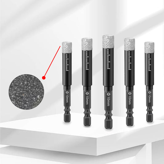 【🔥 Ολοκληρωμένο σετ】🛠️Εξάγωνα τρυπάνια για μάρμαρο/πλακάκι/πέτρα 