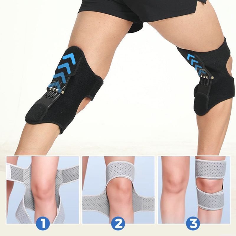 【M-XL】🏃‍♂️Reguliuojamas kelio įtvaras sportui-LT