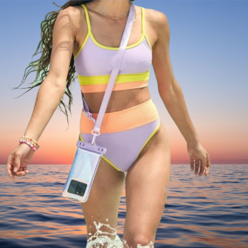 👙Komplet bikinijev z visokim pasom-SI