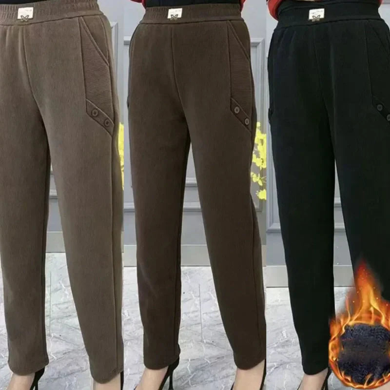 Izolirane hlače za prosti čas za ženske