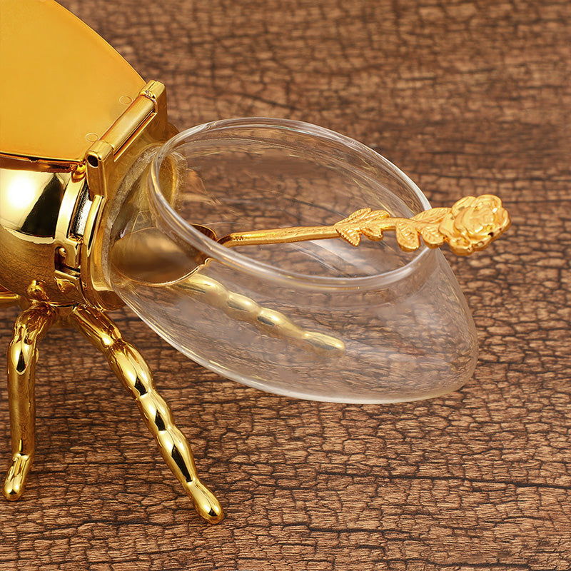 🍯Δημιουργικό ρετρό βάζο μελιού σε σχήμα μέλισσας-GR