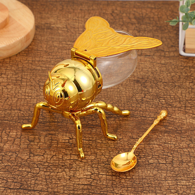 🍯Kreativni retro kozarec za med v obliki čebele-SI