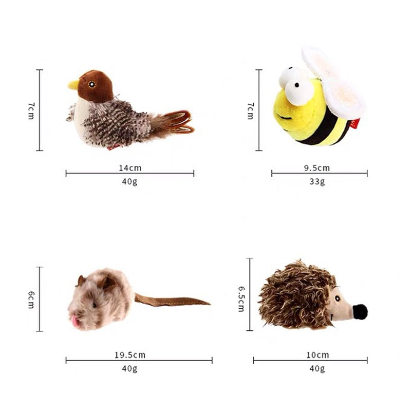 🐱 POSODOBLJENA IGRAČA ZA MAČKE Z LIČCI🐦-SI