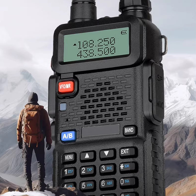 🔥Vroča razprodaja - 50 % popusta📡 Radio Walkie Talkie dolgega dosega UV-5R SI
