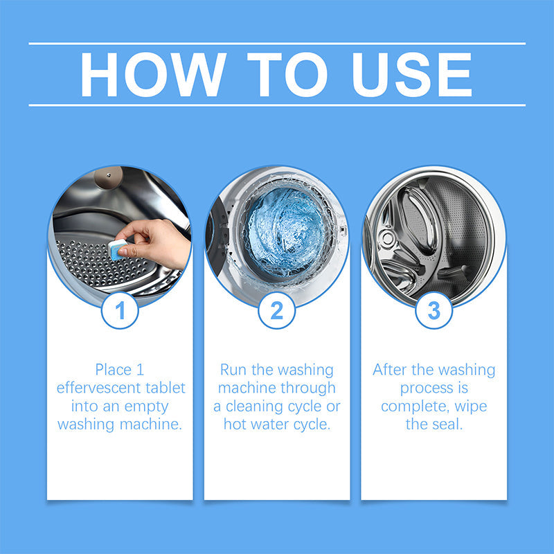 ✨Močne tablete za čiščenje pralnega stroja - Hitro čiščenje✨-SI