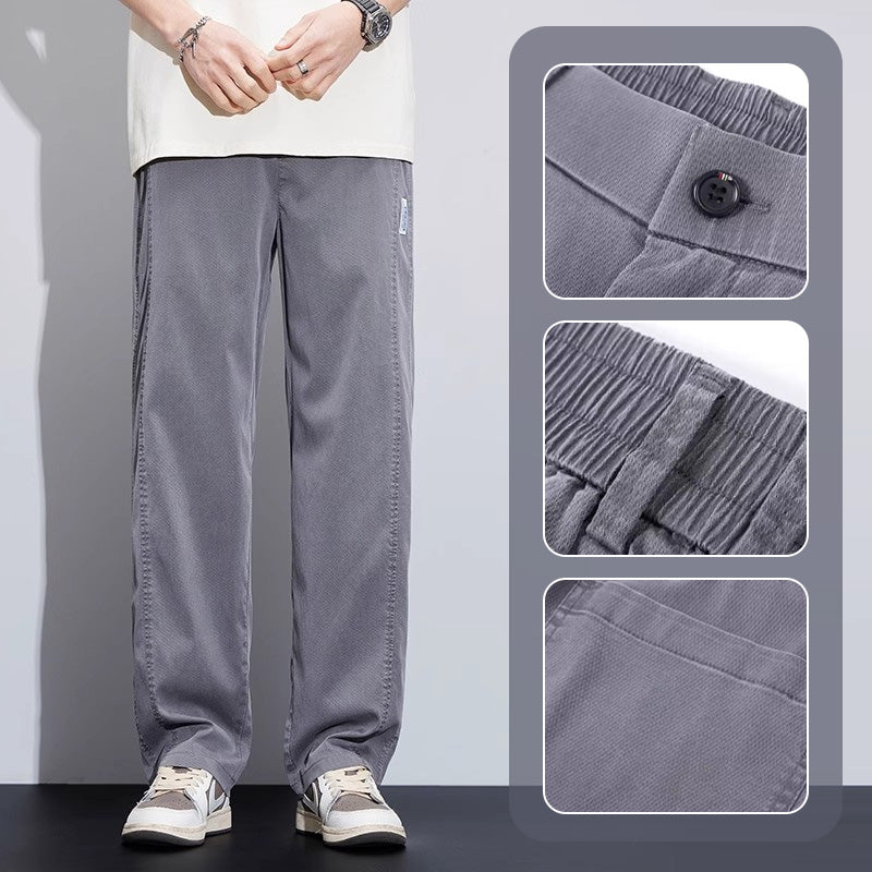 ⏳（M-3XL)🔥Μοδάτα τζιν με ίσια γραμμή και χαμηλό τελείωμα👖 Διαθέσιμο σε 4 χρώματα.-GR