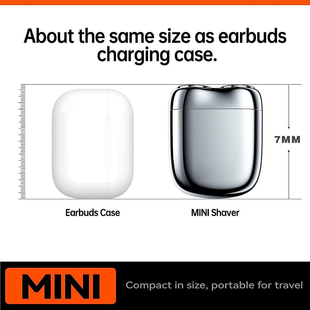 2026 Nadgradite mini moški brivnik USB-SI