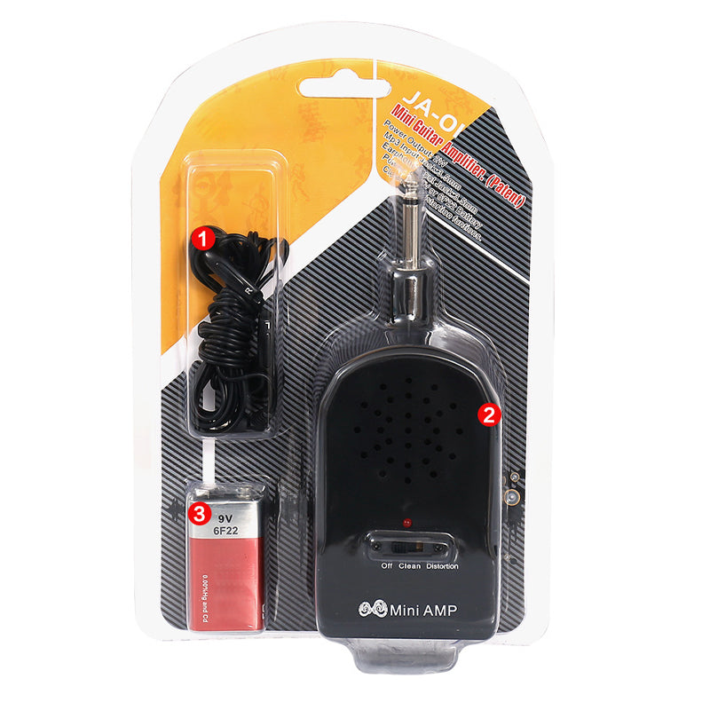 🎸Mini nešiojamas elektrinės gitaros stiprintuvo komplektas-LT