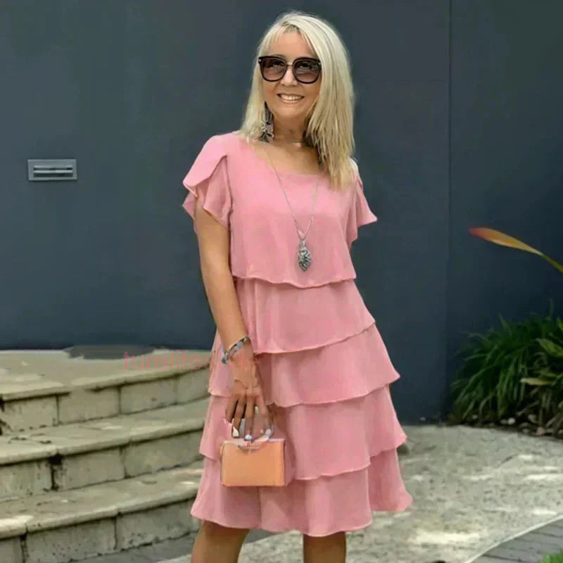 🔥Casual φόρεμα για γυναίκες με βολάν-GR