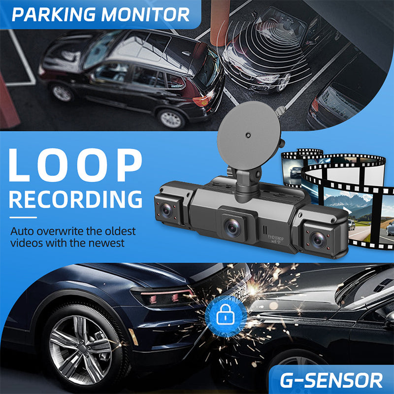 🔥4CH HD avtomobilska kamera z nočnim vidom-SI