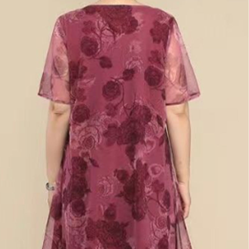 🌺Κομψά, χαλαρά φορέματα από σιφόν σε μεγάλα μεγέθη-GR