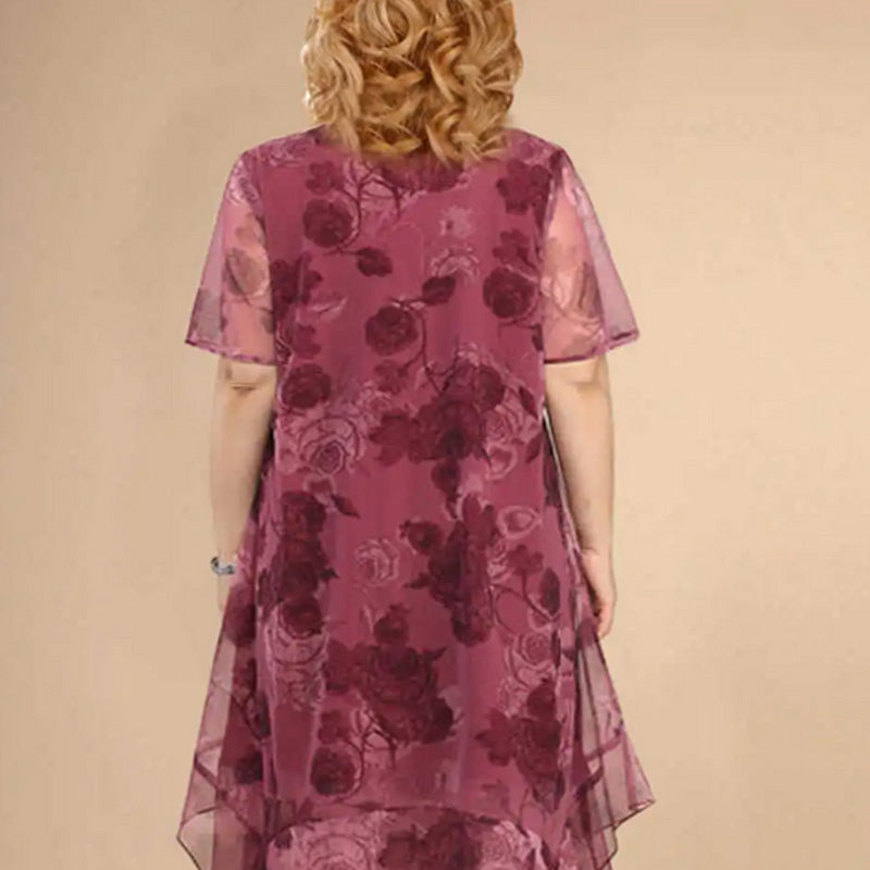 🌺Κομψά, χαλαρά φορέματα από σιφόν σε μεγάλα μεγέθη-GR