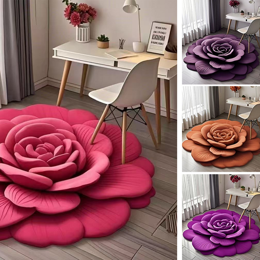🔥 Oferta especial 🌺 Alfombra de suelo de tierra de diatomeas con diseño floral-ES