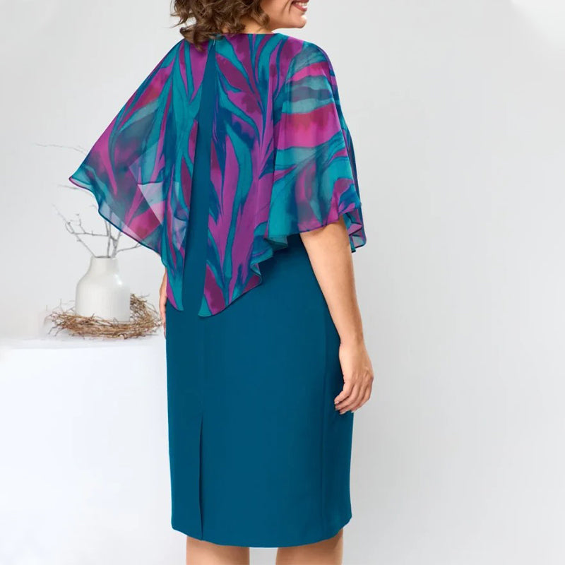 💝Elegantiška moteriška šifono suknelė-LT