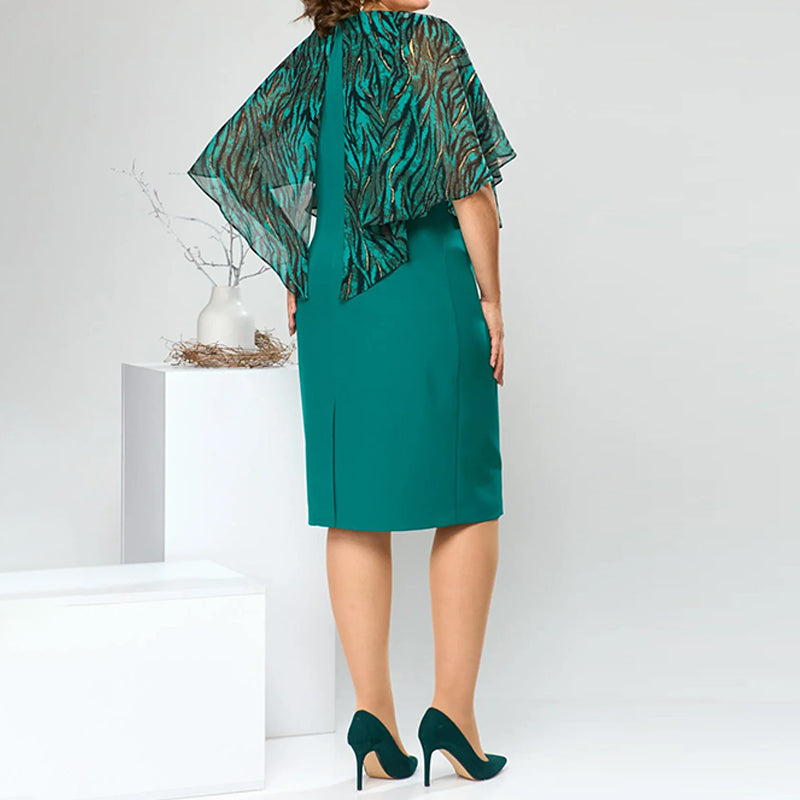 💝Elegantiška moteriška šifono suknelė-LT