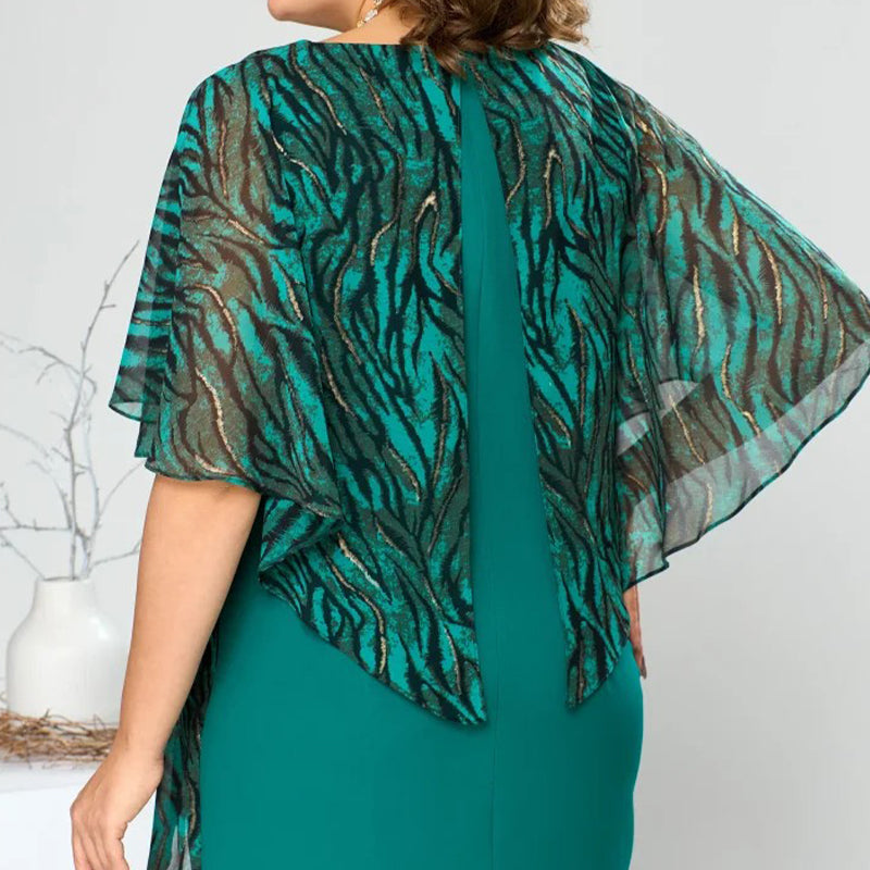 💝Elegantiška moteriška šifono suknelė-LT