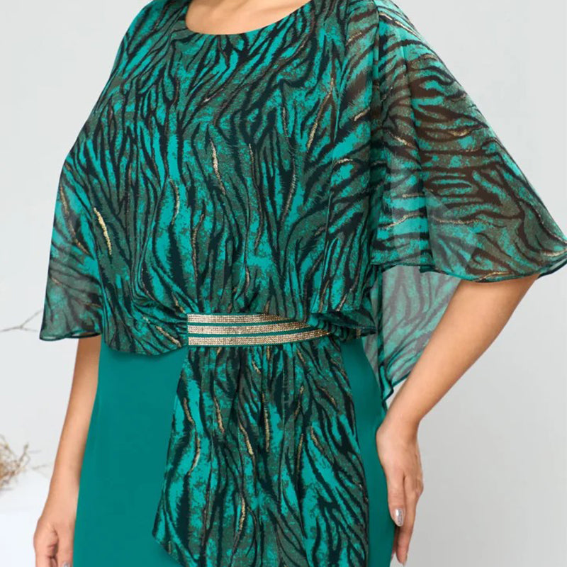 💝Elegantiška moteriška šifono suknelė-LT