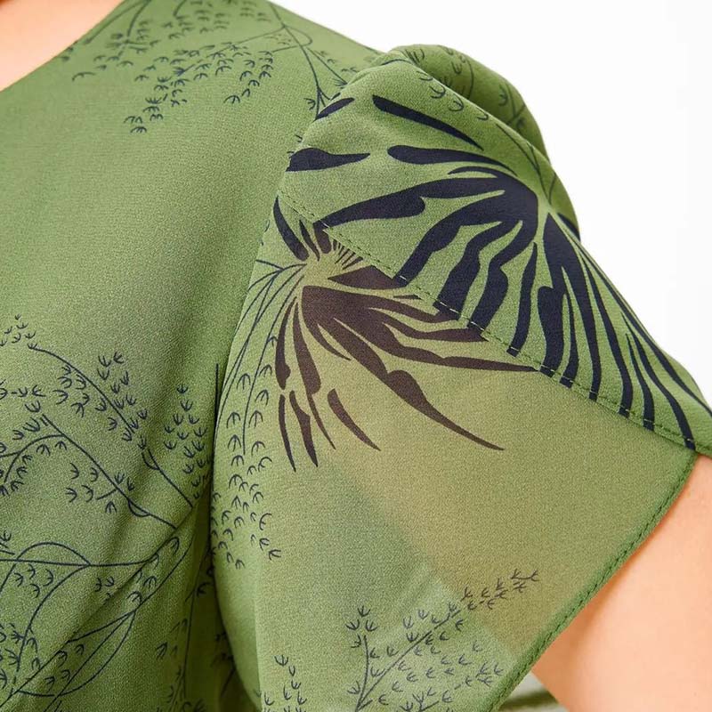 🔥 A formos suknelė su diržu | Gėlių ir vasariško stiliaus suknelė-LT