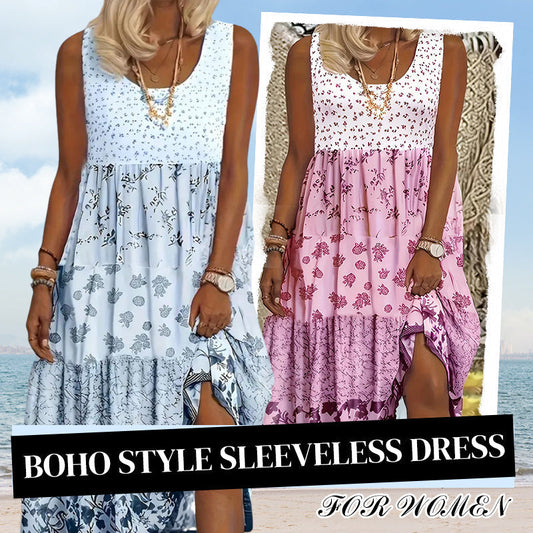 ✨👗 Boho stiliaus berankovė suknelė moterims-LT