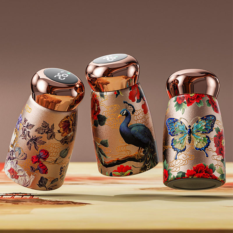 🧉Vintage Φορητή Έξυπνη Μονωμένη Κούπα-GR