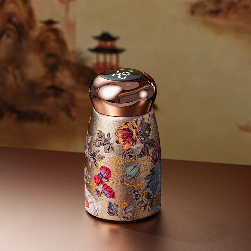 🧉Vintažinis nešiojamas išmanusis izoliuotas puodelis-LT