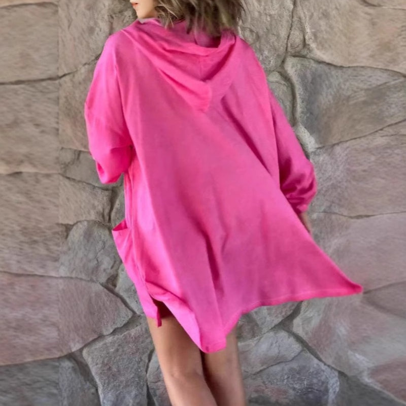 🧥 Γυναικείο ελαφρύ μπουφάν με κουκούλα-GR