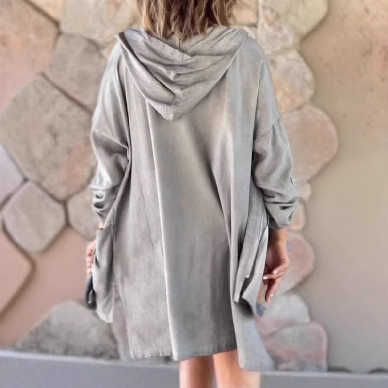 🧥 Lengva moteriška striukė su gobtuvu-LT