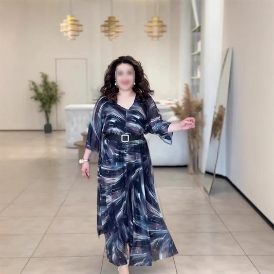 🌸Ženske elegantne obleke z V-izrezom-SI