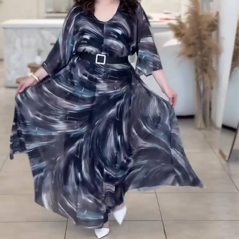 🌸Ženske elegantne obleke z V-izrezom-SI