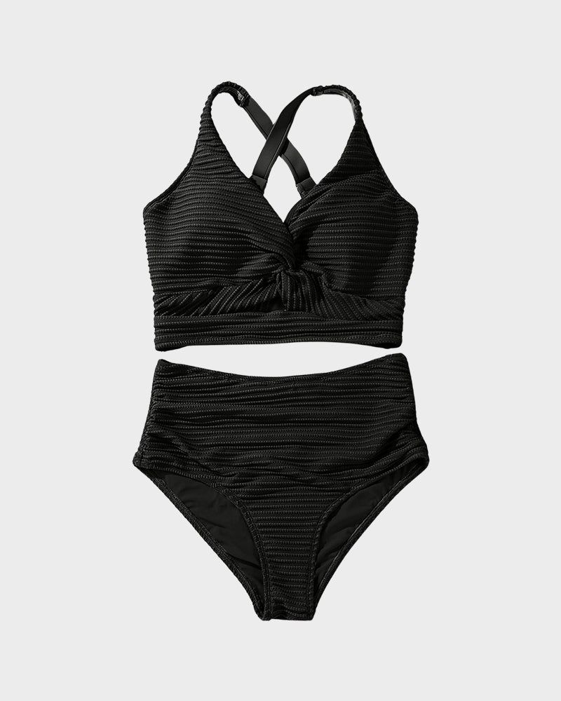 👙Σετ μπικίνι με ψηλή μέση-GR