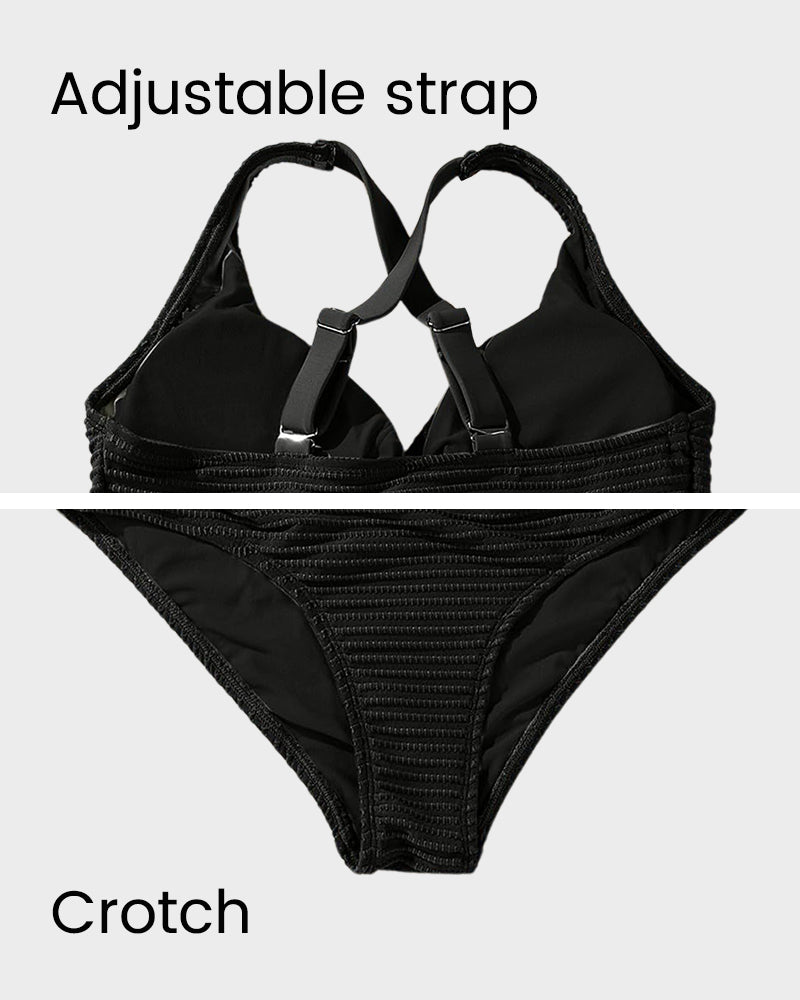 👙Komplet bikinijev z visokim pasom-SI